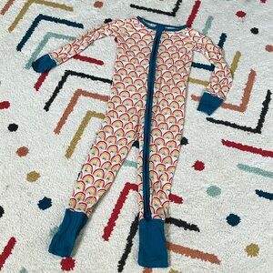 Little Sleepies rainbow sleeper 18-24 months Like New